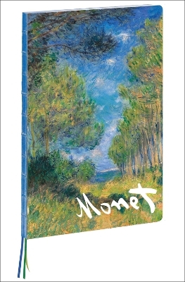 Pine Tree Path, Claude Monet A4 Notebook - 