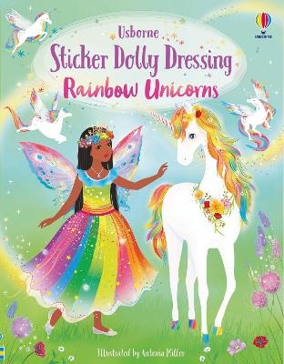 Sticker Dolly Dressing Rainbow Unicorns - Fiona Watt