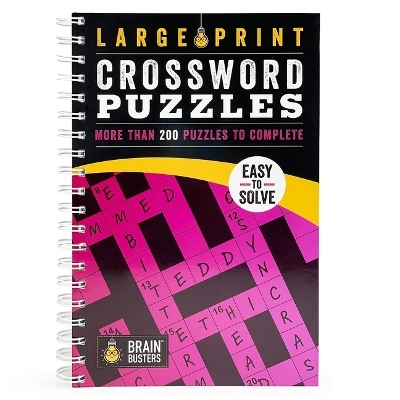 Large Print Crossword Puzzles Pink - 