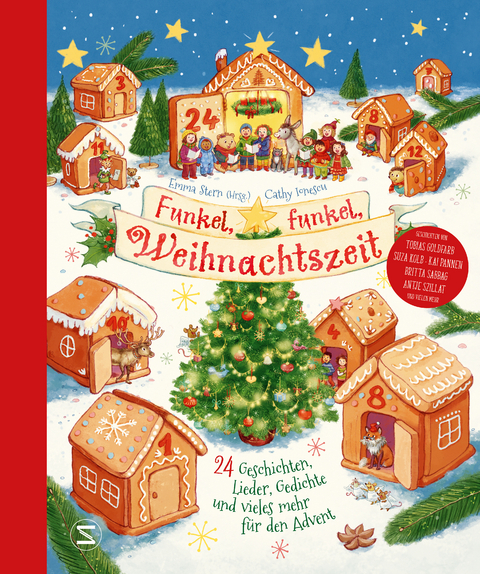 Funkel, funkel, Weihnachtszeit. 24 Geschichten, Lieder, Gedichte und vieles mehr für den Advent - Britta Sabbag, Nina Weger, Tobias Goldfarb, Suza Kolb, Antje Szillat, Sarah M. Kempen, Cally Stronk, Christin-Marie Below, Antje Herden, Anastasia Braun, Deniz Selek, Kai Pannen, Judith Kleinschmidt, Emma Stern