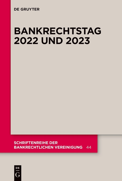 Bankrechtstag 2022 und 2023 - 