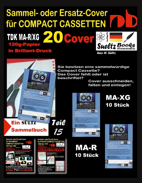 Sammel- oder Ersatz-Cover für TDK MA-R/XG COMPACT CASSETTEN - Uwe H. Sültz