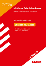 STARK Lösungen zu Original-Prüfungen und Training - Mittlerer Schulabschluss 2024 - Englisch - NRW - 