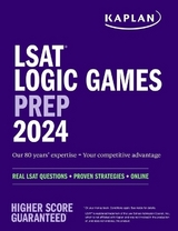 LSAT Logic Games Prep 2024: Real LSAT Questions + Proven Strategies + Online - Kaplan Test Prep