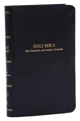 KJV Holy Bible: Pocket New Testament with Psalms and Proverbs, Black Leatherflex, Red Letter, Comfort Print: King James Version - Thomas Nelson