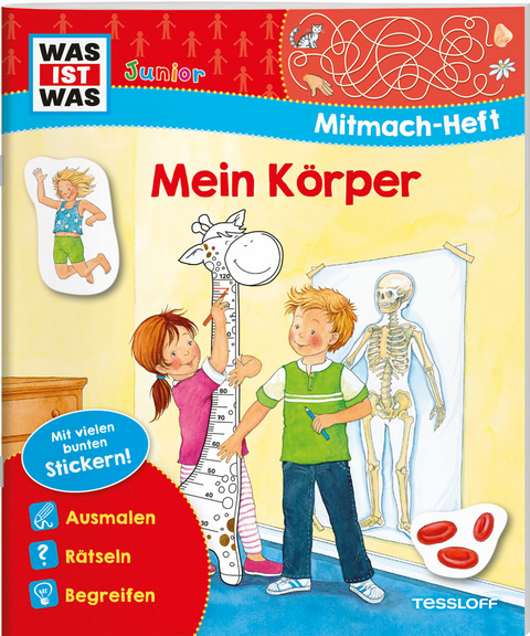 WAS IST WAS Junior Mitmach-Heft Mein Körper - Tatjana Marti