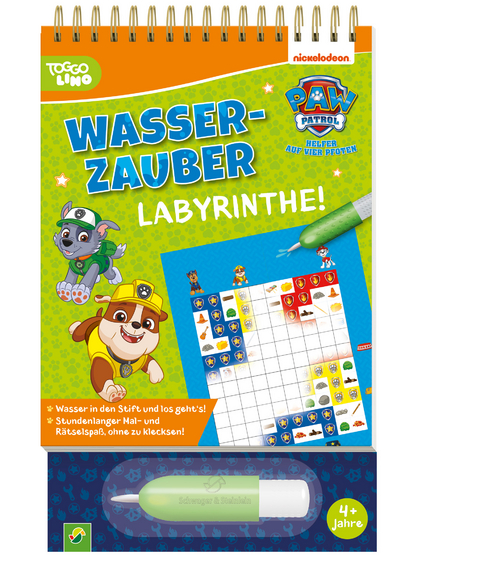 PAW Patrol Wasserzauber | Labyrinthe. Einfach mit Wasser malen!