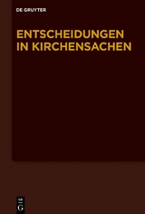 Entscheidungen in Kirchensachen seit 1946 / 01.07.2019 - 31.12.2019 - 