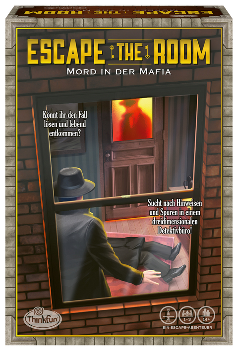 ThinkFun Escape the Room: Mord in der Mafia - Detektiv-Spiel ab 14 Jahre