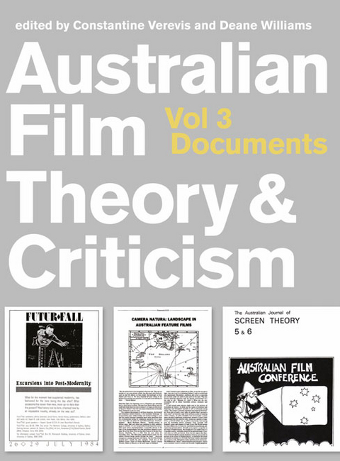 Australian Film Theory and Criticism - 