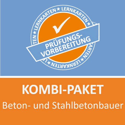 Kombi-Paket Beton- und Stahlbetonbauer Lernkarten - Jennifer Christiansen