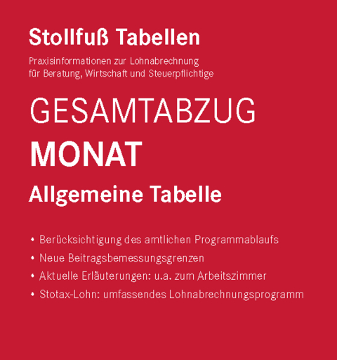 Tabelle, Gesamtabzug 2023 Monat Sonderausgabe April