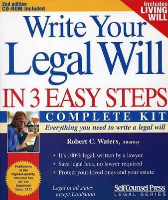 Write Your Legal Will in 3 Easy Steps - Robert Craig Waters