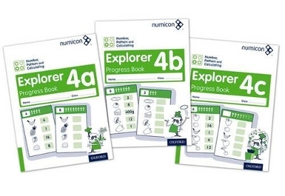 Numicon: Number, Pattern and Calculating 4 Explorer Progress Books ABC (Mixed pack) - Jayne Campling, TONY WING