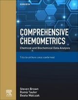 Comprehensive Chemometrics - Brown, Steven; Tauler, Roma; Walczak, Beata