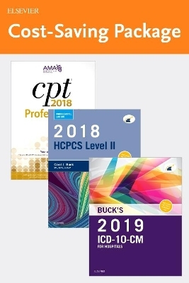 2019 ICD-10-CM Hospital Edition, 2018 HCPCS Professional Edition and AMA 2018 CPT Professional Edition Package - Carol J Buck