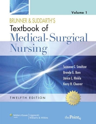 Brunner and Suddarth's Textbook of Medical-Surgical Nursing, North American Edition (Two-Volume) Text and Study Guide Package -  Smeltzer