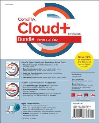 CompTIA Cloud+ Certification Bundle (Exam CV0-002) - Scott Wilson, Eric A. Vanderburg, Daniel Lachance