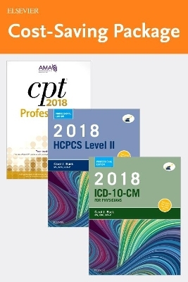 2018 ICD-10-CM Physician Professional Edition (Spiral Bound), 2018 HCPCS Professional Edition and AMA 2018 CPT Professional Edition Package - Carol J Buck