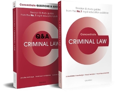 Criminal Law Revision Concentrate Pack - Jonathan Herring, Mischa Allen