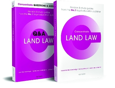 Land Law Revision Concentrate Pack - Victoria Sayles, Rosalind Malcolm