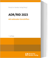 ADR / RID 2023 mit nationalen Vorschriften