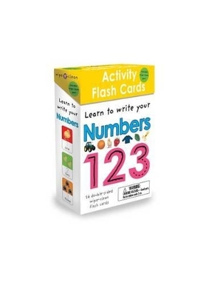 Wipe Clean: Activity Flash Cards Numbers - Roger Priddy