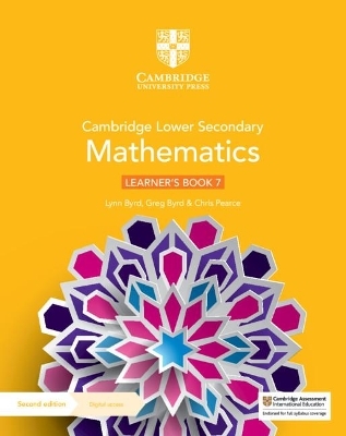 Cambridge Lower Secondary Mathematics Learner's Book 7 with Digital Access (1 Year) - Lynn Byrd; Greg Byrd; Chris Pearce