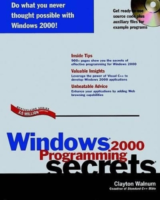 Windows 2000 Programming Secrets - Clayton Walnum