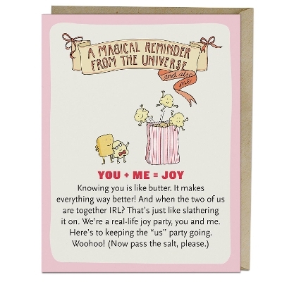 6-Pack Em & Friends You Me Joy Affirmators! Greeting Cards - Suzi Barrett,  Em &  Friends