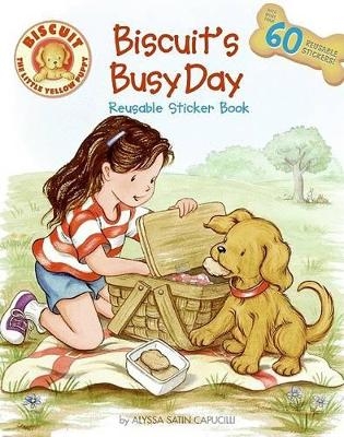 Biscuit's Busy Day Reusable Sticker Book - Alyssa Satin Capucilli