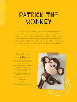 Patrick the Monkey Soft Toy Pattern -  Mariska Vos Bolman