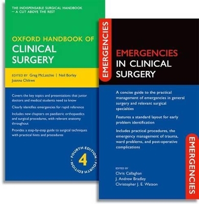 Oxford Handbook of Clinical Surgery and Emergencies in Clinical Surgery Pack - 