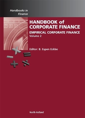 Handbook of Empirical Corporate Finance SET - 