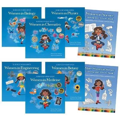 Women in Stem Paperback Book Set with Coloring and Activity Books - Mary Wissinger