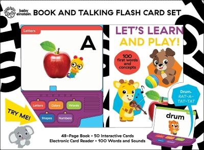 Baby Einstein: Let's Learn and Play! Book and Talking Flash Card Sound Book Set -  Pi Kids