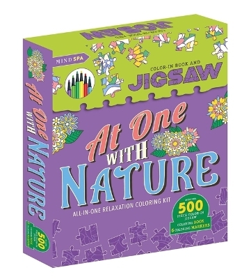 At One with Nature-All-In-One Relaxation Coloring Kit -  Igloobooks