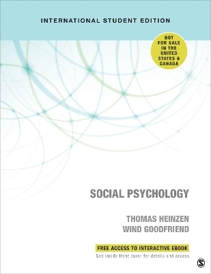 Social Psychology - International Student Edition - Thomas Heinzen, Wind Goodfriend