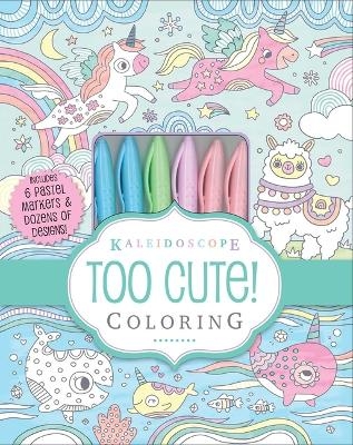 Kaleidoscope Coloring Kit: Too Cute (Silver Dolphin) - Hinkler Pty Ltd