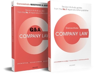 Company Law Revision Concentrate Pack - Lee Roach, Imogen Moore