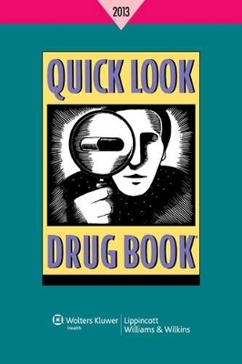 Quick Look Drug Books 2013 Book & CD Bundle Package - Leonard L Lance