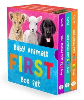 Baby Animals First Box Set: 123, ABC, Colors - Alexandra Claire