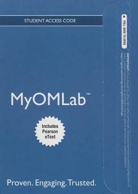 MyLab Operations Management with Pearson eText Access Code for Managing Supply Chain and Operations - S. Foster, Scott Sampson, Cynthia Wallin, Scott Webb