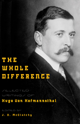 Whole Difference -  Hugo Von Hofmannsthal