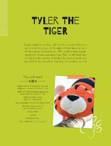 Tyler the Tiger Soft Toy Pattern -  Mariska Vos Bolman