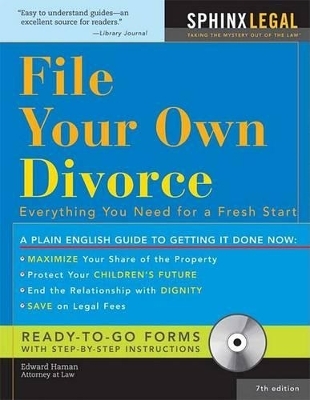 File Your Own Divorce (+CD-ROM) - Edward A. Haman