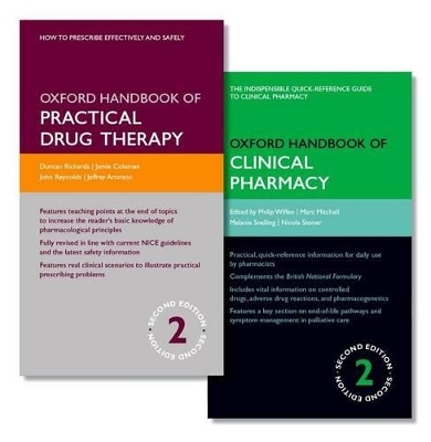 Oxford Handbook of Practical Drug Therapy and Oxford Handbook of Clinical Pharmacy Pack - Duncan Richards, Jamie Coleman, Philip Wiffen, Marc Mitchell, Melanie Snelling