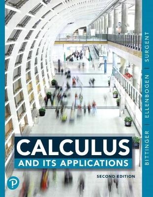 Calculus and Its Applications Plus Mylab Math with Pearson Etext -- 24-Month Access Card Package - Marvin Bittinger, David Ellenbogen, Scott Surgent, Gene Kramer