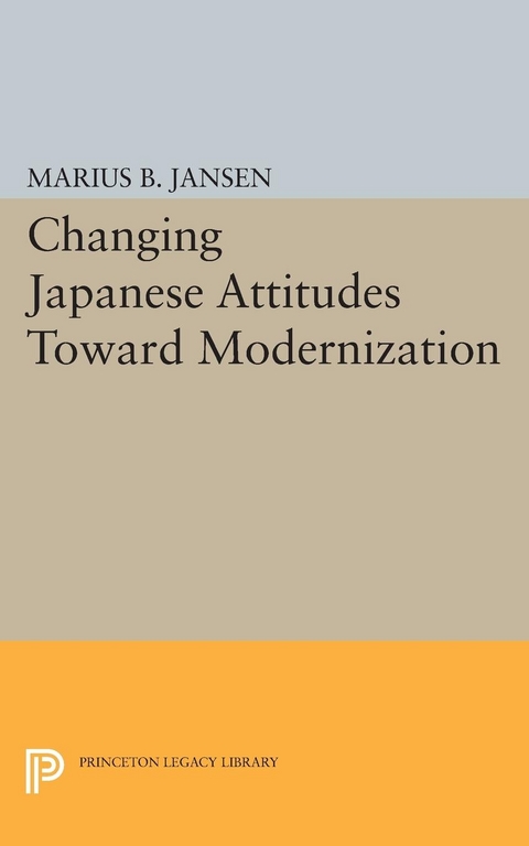 Changing Japanese Attitudes Toward Modernization - 