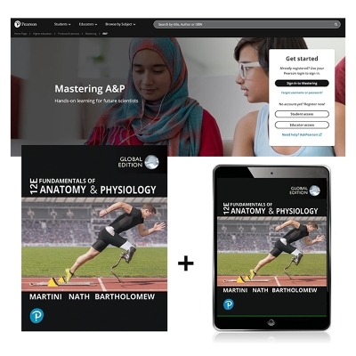 Fundamentals of Anatomy and Physiology, Global Edition + Mastering A&P with Pearson eText (Package) - Frederic H. Martini, Judi Nath, Edwin Bartholomew